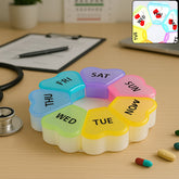 7-Day Round Weekly Pill Organizer Box (1 Pc)