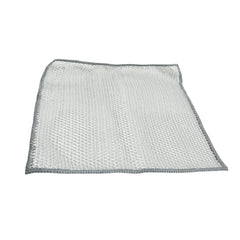 Double-Sided Microfiber Cloth & Stainless Steel Scrubber – Non-Scratch Wire (1 Pc, 20x20 cm)