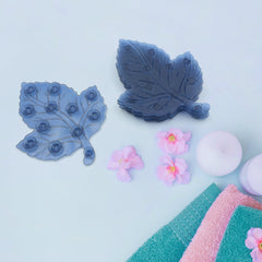 Mat, Mini Pvc Anti-Slip Bat Mat Non Slip Baby Bath Mats, Mini Child Safety Anti Slip Shower Mats Leaf Shaped for Kids (4 pc Set)