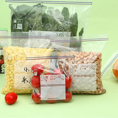 Large Food Seal Bag | Transparent Fresh Food Bags (10 Pcs Set)