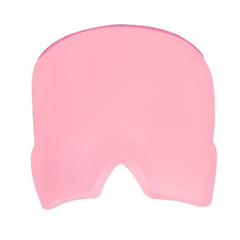 Ice head wrap for puffy eyes and tension headaches
