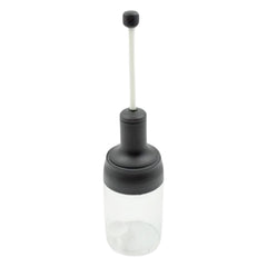 All-in-One Seasoning Jar: Heat-Resistant Glass with Spoon (1 Pc)