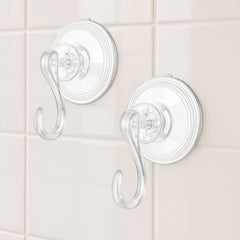 Plastic Suction Cup Hooks (4 Pcs Set)
