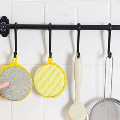 Double Side Dishwashing Sponge Dish Washing Brush (1 Pc)