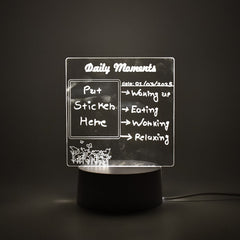 Creative Visualization Lamp 3 D Acrylic Decorative Lamp (1 Pc)