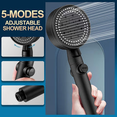 High-Pressure Handheld Shower Head (1 Pc)