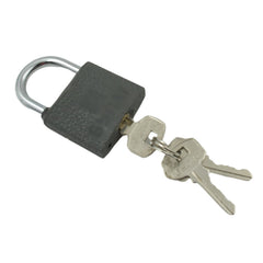 Iron lock, Brass Core and Thickened Black Iron Door Lock With 3 pc Keys for Home Dormitory, Waterproof Antirust Anti-theft locks Outdoor Gate Shed Locks Warehouse Small Iron Door Drawer Lock ( 37 mm )