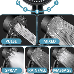 High-Pressure Handheld Shower Head (1 Pc)