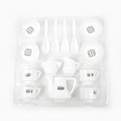 Tickles Tea toy Set | Coffee Kitchen Plastic Set Toy for Kids, Boys & Girls (14 Pcs / Mix Size & Design)