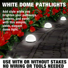 Dome Solar Garden Light Set (4 Pc)