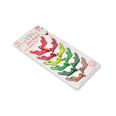 Wine glass markers for parties.