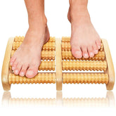 Wooden foot massager roller for circulation