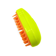 3-in-1 Cat Steamy Brush – Self-Cleaning Pet Grooming & Hair Removal Comb