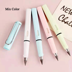 2-in-1 Everlasting Magic Pencil with Replaceable Eraser – Inkless, Reusable, Portable