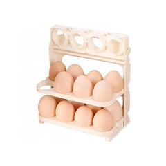 Plastic Foldable Egg Tray | 24 Grid Egg Storage Box (1 Pc)