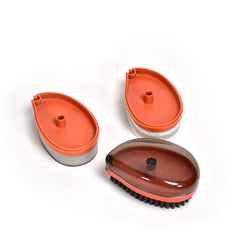 Plastic Wet and Dry Brush for home (Multicolor, 3 Units)