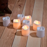 Pack of LED tealight candles.