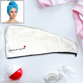 Hair Drying Magic Hair Cap Towel Wrap for Women Bath Towels (1 pc), Hair accessories