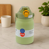 Premium Stainless Steel Vacuum Insulated Bottle Water Flask Vacuum Hot Cold For Kids / Travelling Water Bottle for Kids with Straw, Thermos For office / Gym /School (1000 ML)