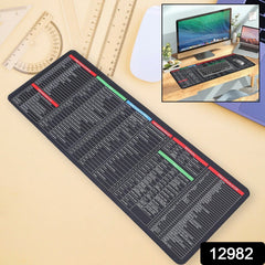 Mat of Shortcut Keyboard Mouse Pad Mat Mouse Pads for Desk Quick Key Super Large Anti-slip Keyboard Pad Desk Accessories Desktop Mouse Pad Office Oversized Big Mouse Pad Rubber (80—30 Cm)