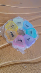 7-Day Round Weekly Pill Organizer Box (1 Pc)
