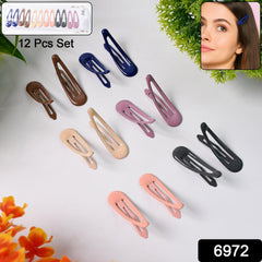 Metal Hair Clips Set (12 Pcs Set), Hair accessories