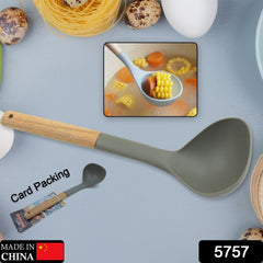 Plastic Kitchen Accessories Skimmer, Spatula Spoon & Soup Spoon Heat Resistant Non Stick Spoons Kitchen Cookware Items Heat Resistant Plastic Kitchen Utensils for Cooking, BPA FREE Gadgets for Non-Stick Cookware (1 Pc )