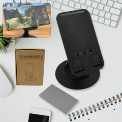 Rotating Foldable Mobile Stand – Height & Angle Adjustable Phone Holder for Desk (1 Pc)