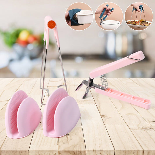 Heat Resistant Kitchen Helper Set (4 Pc)