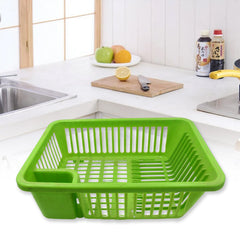 Multipurpose Plastic Kitchen Basket, Dish, Vegetables and Fruits Washing, Laundry cloath Multipupose Organizer Basket (43x30 Cm)