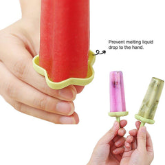 Plastic Ice Cream Molds with Lid (1 Set / 6 Pc)