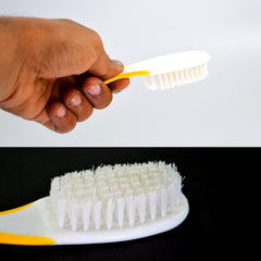 Handle Grip Nail Brush for Cleaning Toes & Nails (Scrub, Unisex)