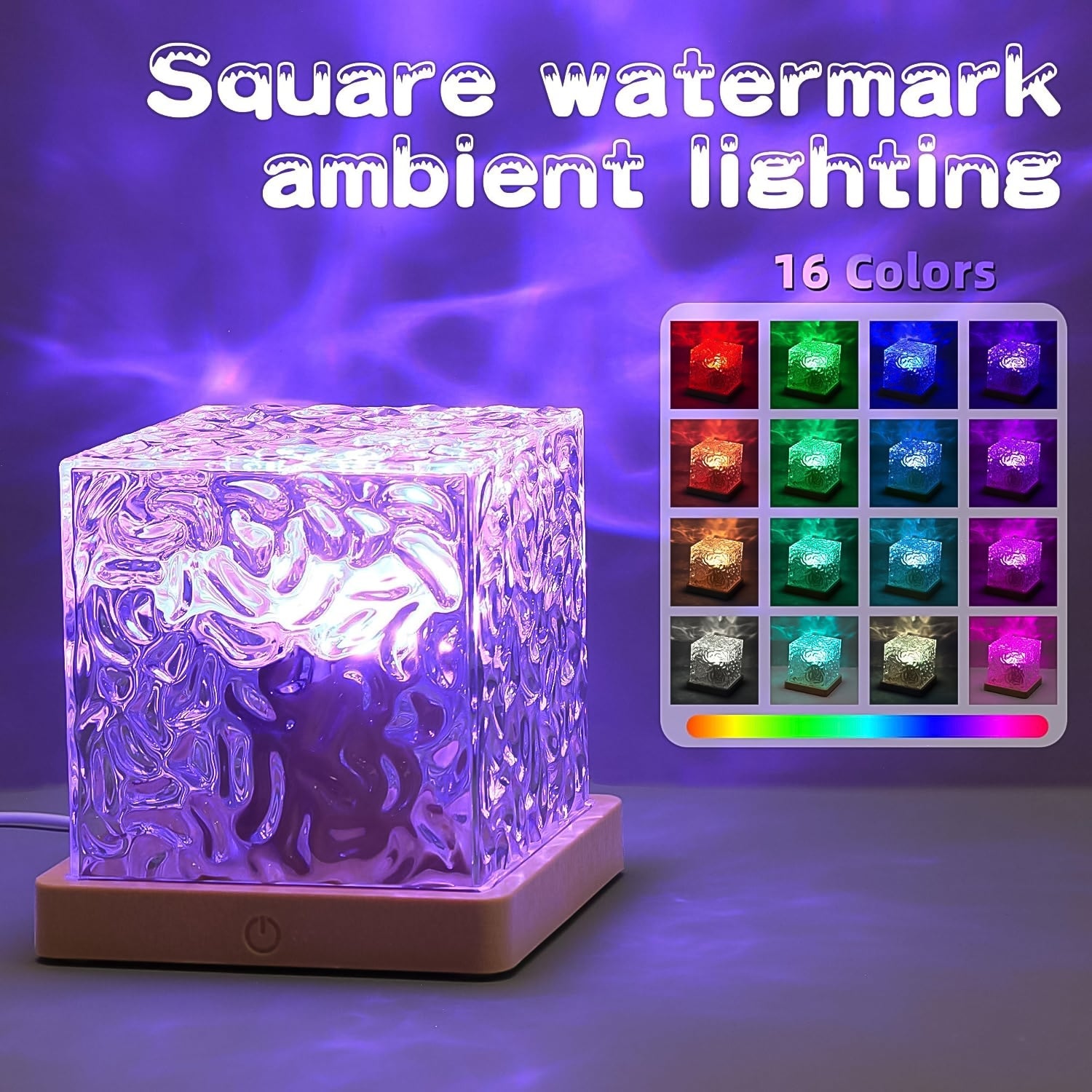 Ocean Wave Galaxy Projector, Nachtlampje met 16 Kleuren Ocean Wave Galaxy Projector, Nachtlampje met 16 Kleuren