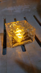 Solar Ice Cube Garden Light for Pathways & Christmas Decor