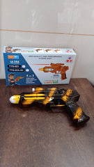 TTG LED Laser Gun Toy – Battery Operated Space Blaster with Flashing Lights & Sound (1 Set)